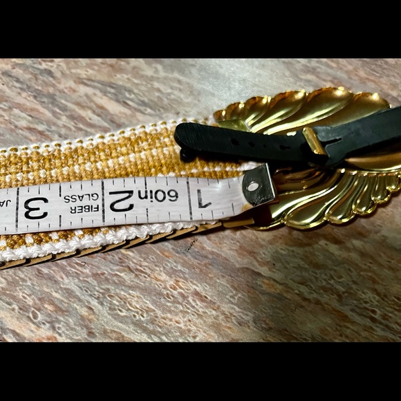 New Gantos gold color sequined elastic belt - Picture 9 of 13